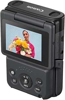 Canon Câmera vlogging compacta PowerShot V10, sensor CMOS de 1