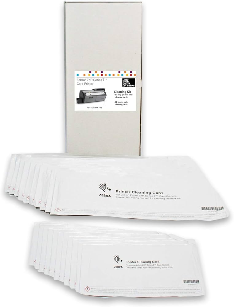 Amazon.com : Zebra Cleaning Kit 105999-701 for ZXP Series 7