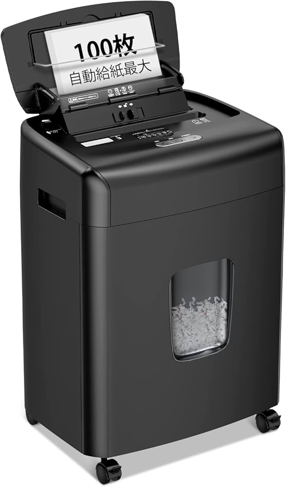 ☆美品☆bonsaii シュレッダー 100枚 連続30分間 4×12mmカット Amazon