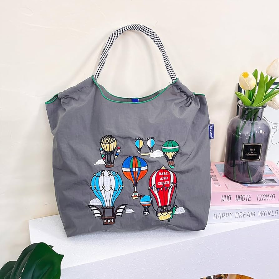 Amazon.co.jp: お洒落なエコバッグ、刺繍 リュック、丈夫なエコバッグ