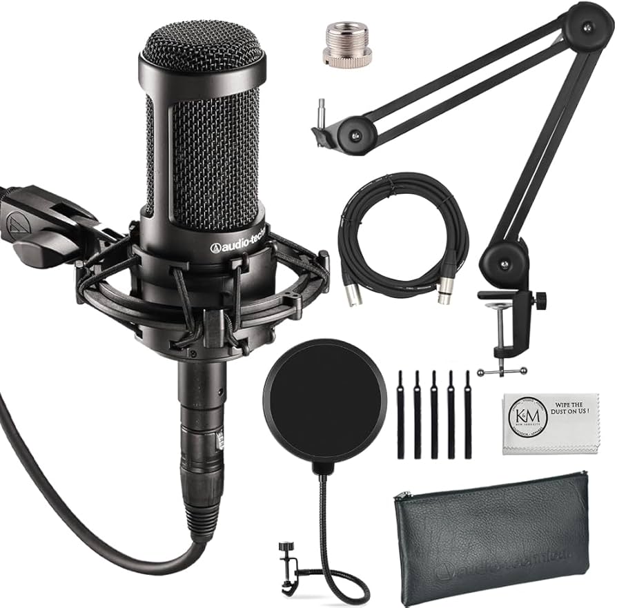 Amazon.com: Audio-Technica AT2035 Cardioid Condenser Microphone