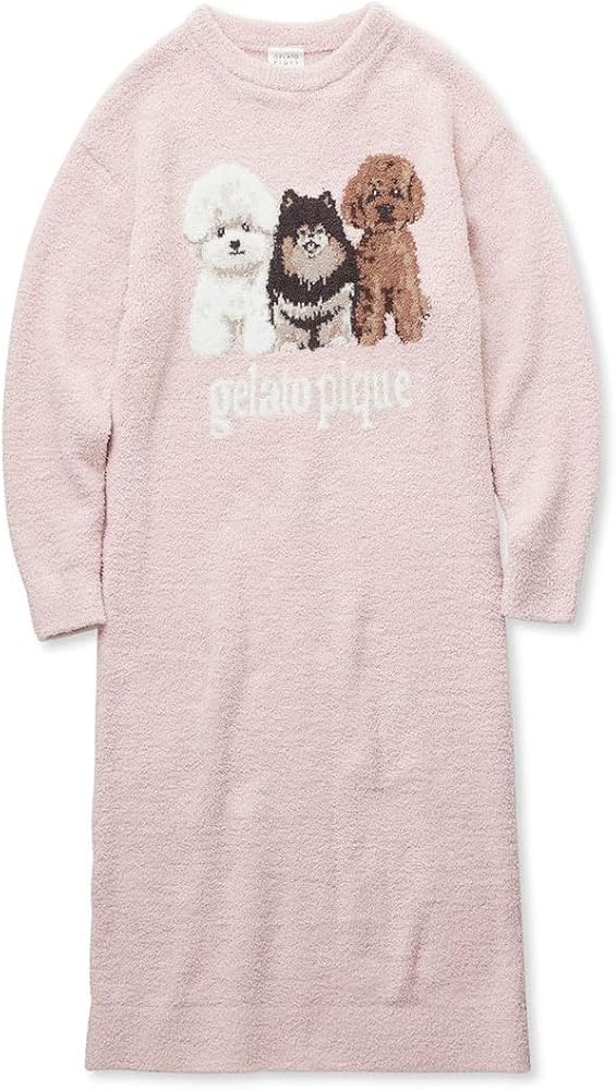 Amazon | ジェラートピケ gelato pique レディース パウダーDOG3柄