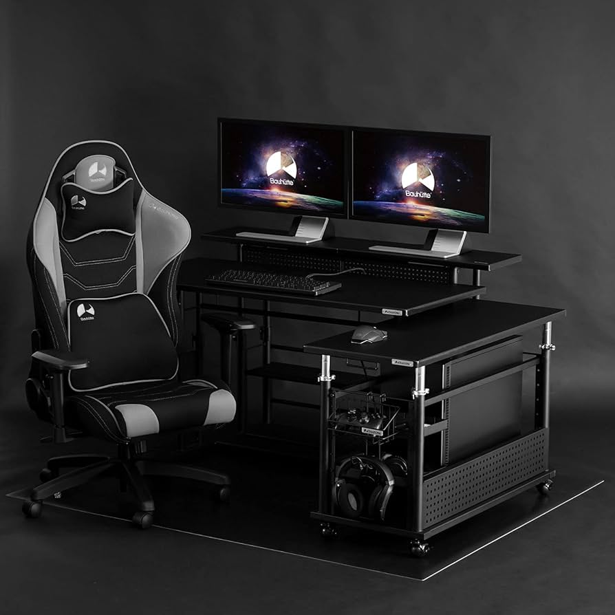 Amazon.co.jp: Bauhutte ( バウヒュッテ ) 昇降式 L字デスク ロング