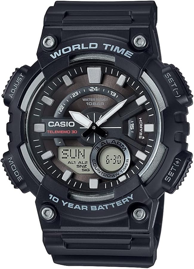 Amazon.com: Casio AEQ110BW Series | Men's Analog-Digital Watch