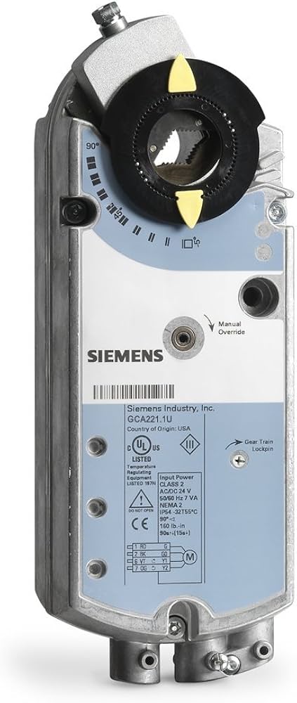 Amazon.com: Siemens Spring Return Electric Damper Actuator, 2