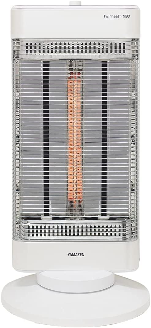 Amazon | [山善] 速暖 カーボンヒーター + 遠赤外線 シーズヒーター