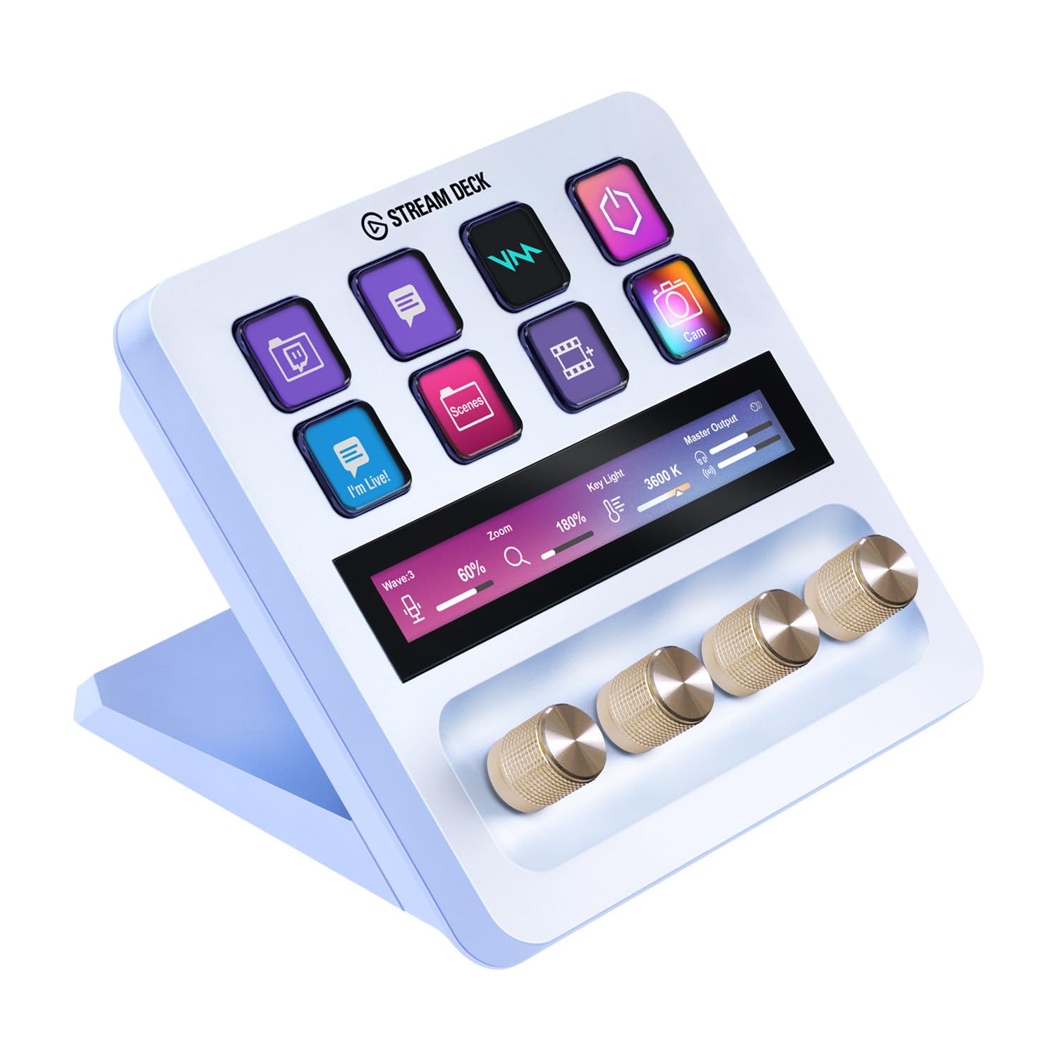 Amazon.co.jp: Elgato Stream Deck + White, オーディオミキサー