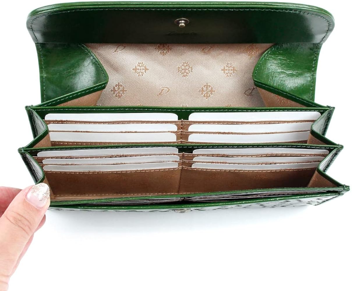 Amazon | [ダコタ] 長財布 かぶせ長財布 牛革 レディース アロマティコ