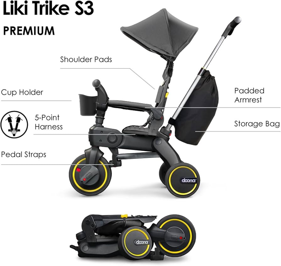 Amazon.co.jp: Doona - Liki Trike S3 - グレーハウンド : おもちゃ
