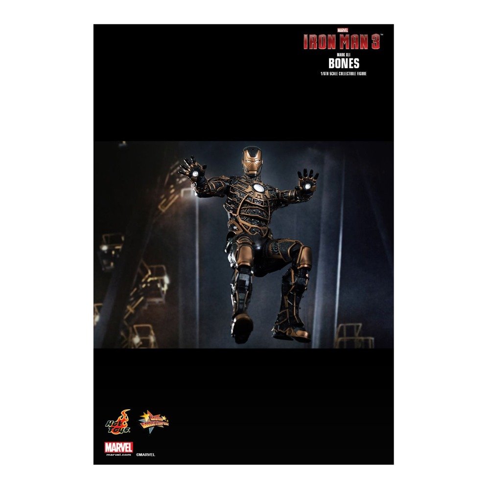 Amazon.com: Iron Man 3 Movie Masterpiece Iron Man Mark 41 Bones 1