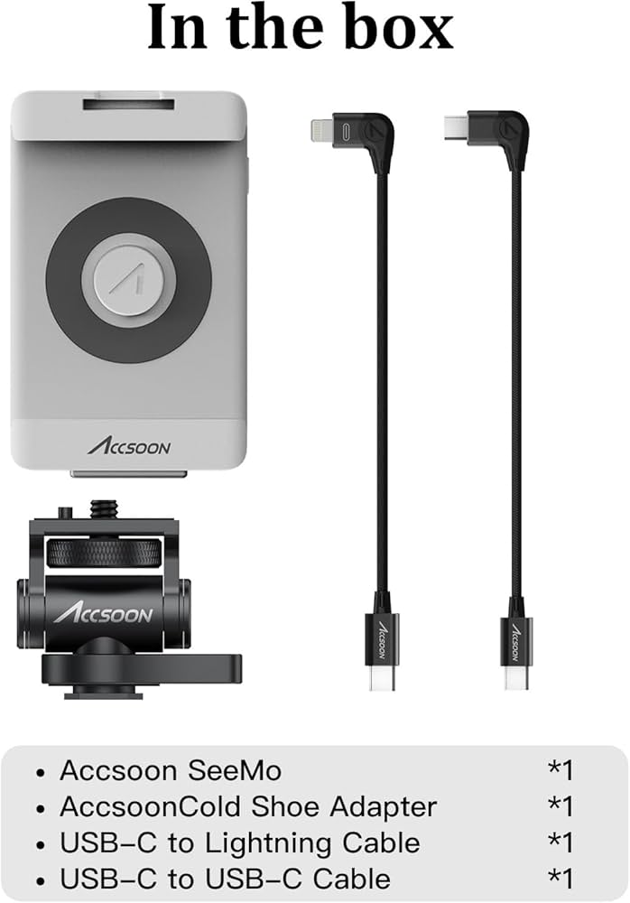 Amazon.com : Accsoon SeeMo HDMI Video Transmitter Adapter for iOS