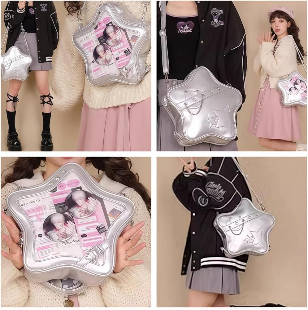 Amazon.com: Vobomo Kawaii Ita Bag Backpack Star Pins Display