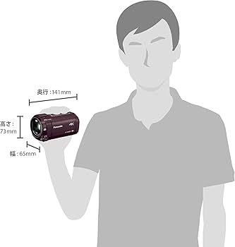 Amazon.co.jp: パナソニック デジタル4Kビデオカメラ VX980M 64GB あと