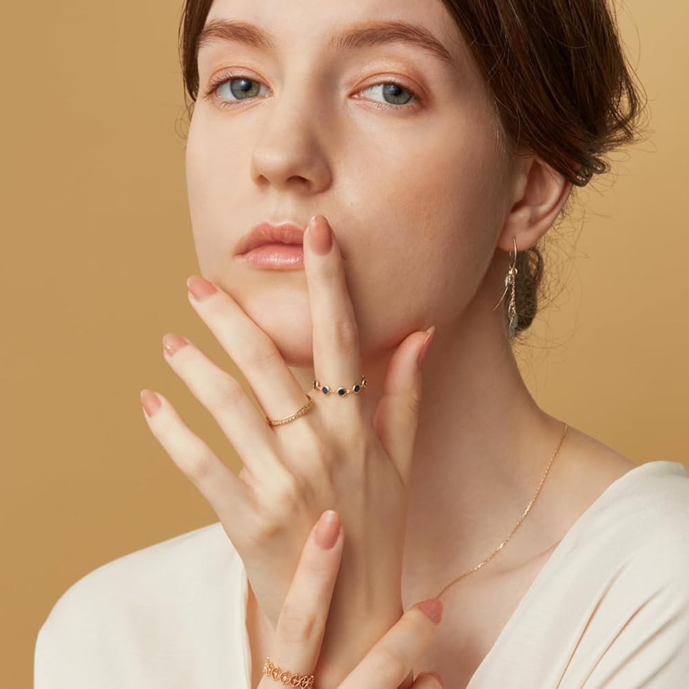 Amazon.co.jp: [アガット] agete Dreamy ゴールドK10 サファイア