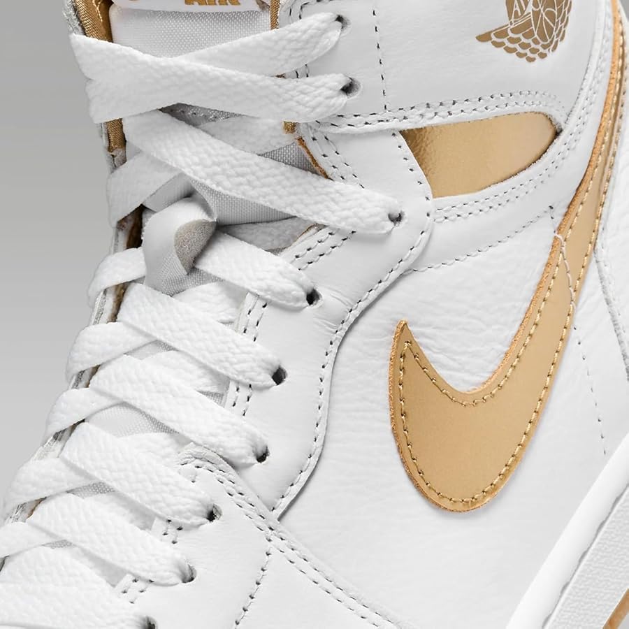 Amazon | [ナイキ] エア ジョーダン 1 レトロ HIGH OG White and Gold