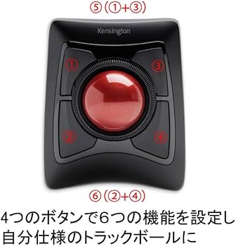 Amazon.co.jp: Kensington ExpertMouse ワイヤレストラックボール