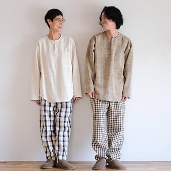 Amazon.co.jp: usaato うさとの服 パジャマ 藍染め パンツ シャツ