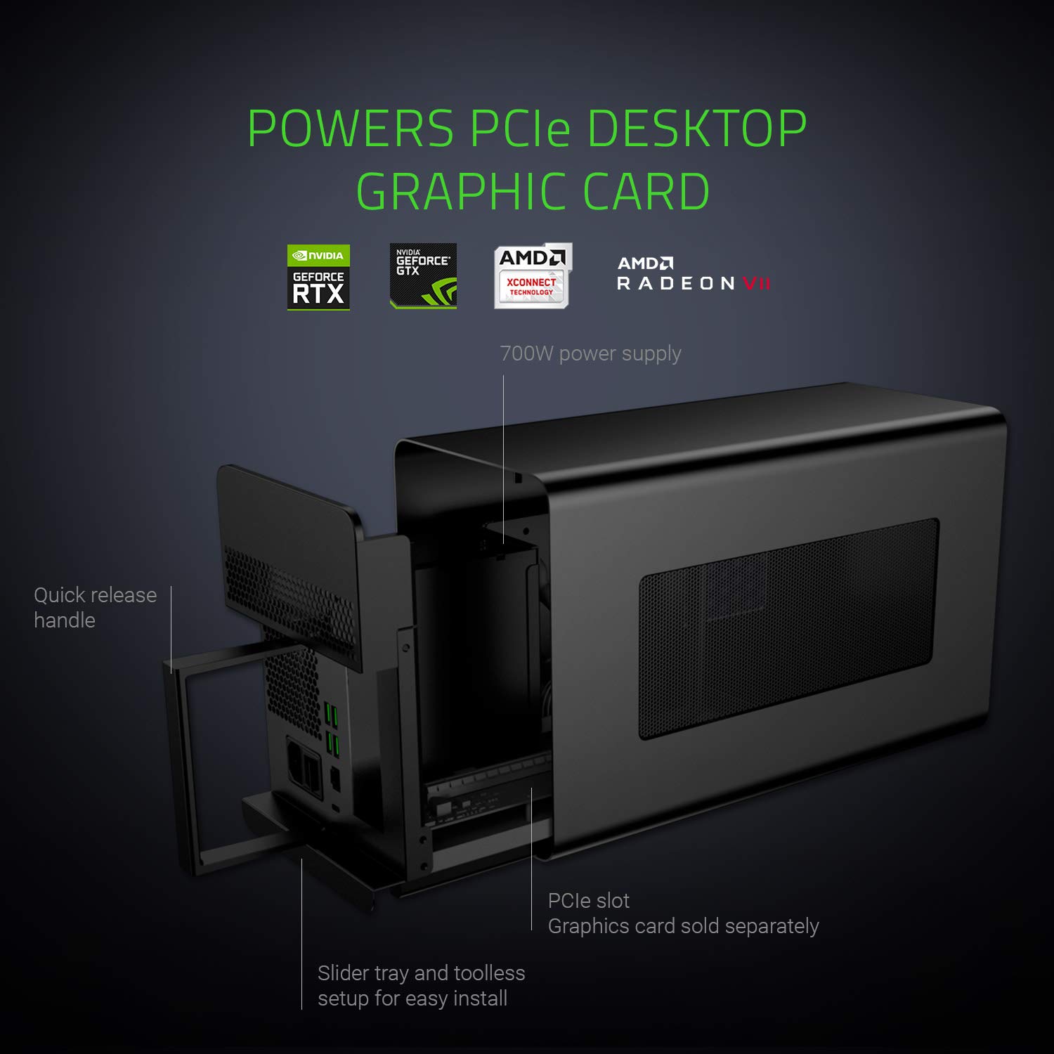 Amazon.co.jp: Razer Core X Chroma Aluminum External GPU Enclosure