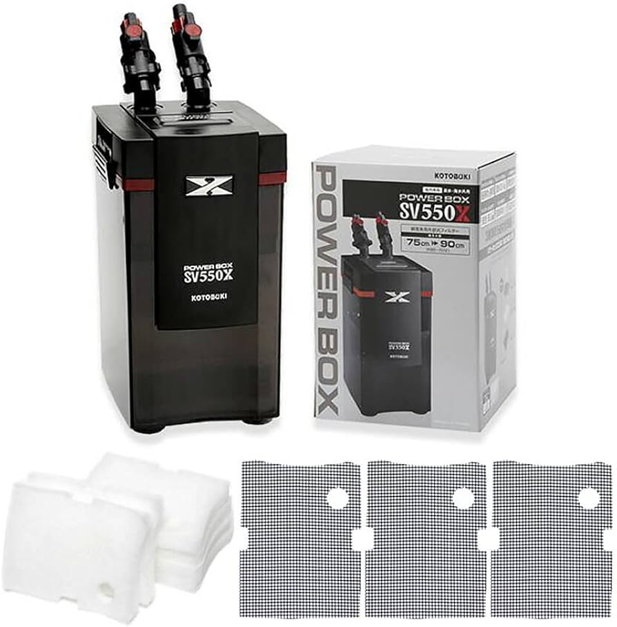Amazon | コトブキ工芸 パワーボックス SV550X 交換用ろ材付き