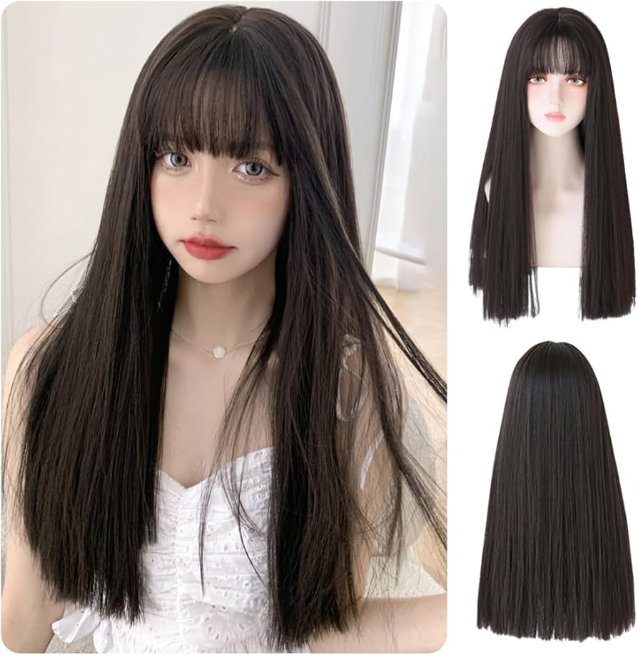 Amazon.co.jp: Airimori ウィッグ ストレート ロング フルウィッグ