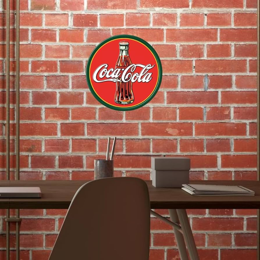 Amazon.com: Desperate Enterprises Coca-Cola 30's Bottle & Logo