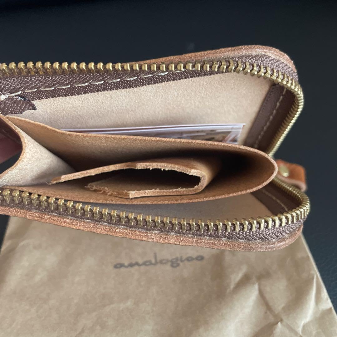 Amazon.co.jp: アナロジコL字ファスナーミニ財布analogico 限定革