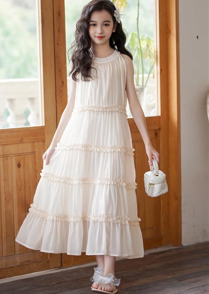 Amazon | [ハニー ベービー] 子供 ワンピース 半袖 親子服 マキシ