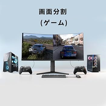 Amazon.co.jp: KOORUI 34インチ モニター ウルトラワイドモニター 湾曲