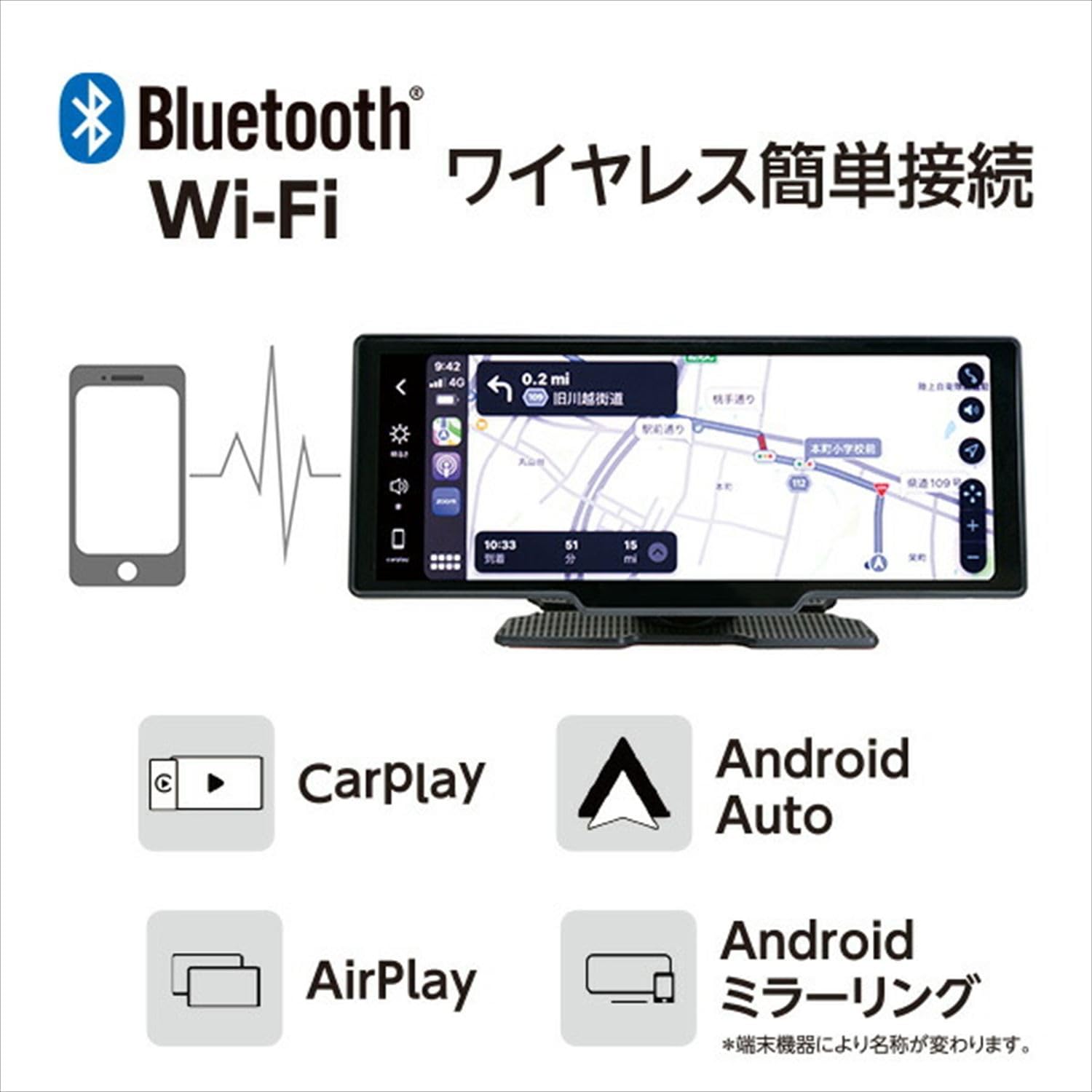 Amazon.co.jp: Nplace NPD-A100 Display Audio, Car Navigation System