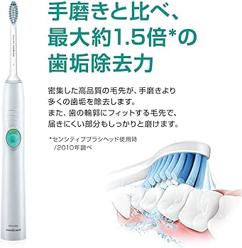 Amazon.co.jp: フィリップス 電動歯ブラシ ソニッケアー イージー