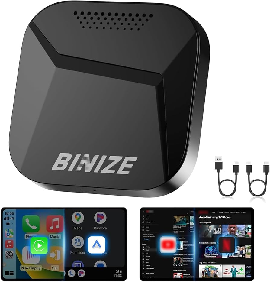 Amazon.com: Binize Carplay Ai Box Android 13 Compatible with