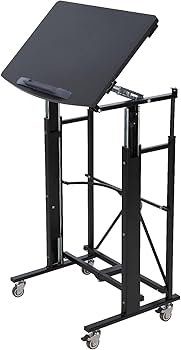 Amazon.co.jp: E-WIN RD58-BK Standing Desk, Folding Elevating Table