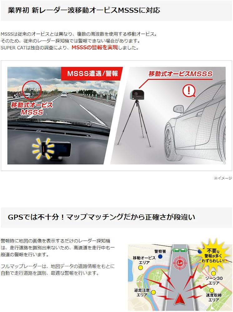 Amazon.co.jp: 2023年モデル ユピテル レーダー探知機 LS1200L MSSS