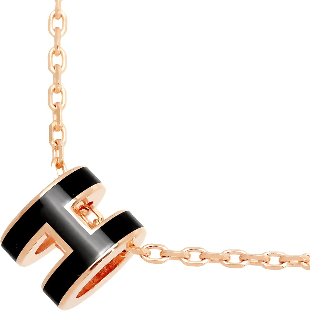 Amazon | [エルメス] ミニポップアッシュネックレス ペンダント Hロゴ