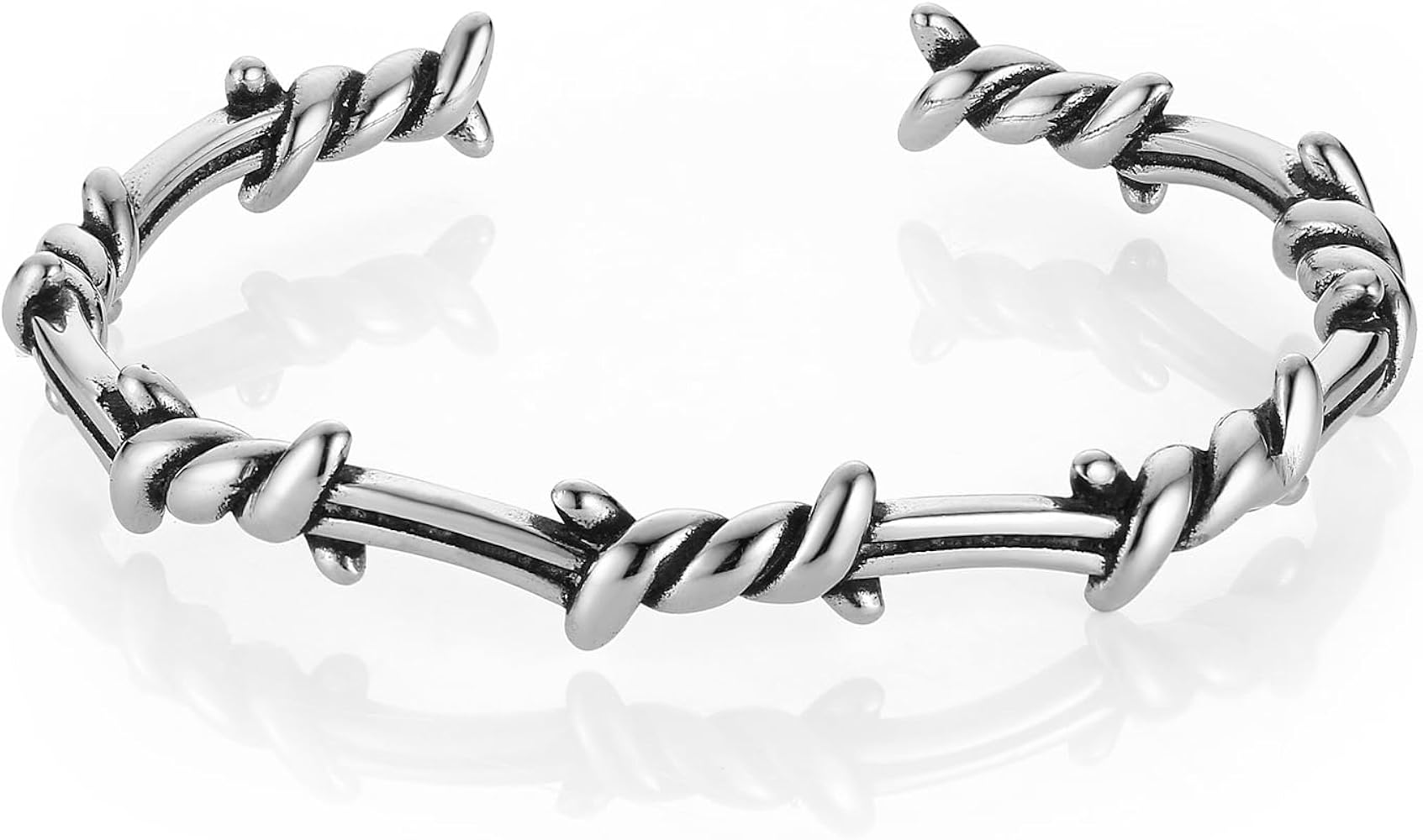 Amazon.com: HZMAN Barbed Wire Bracelet for Men Retro Gothic Punk