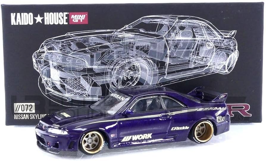 Amazon | スカイライン GT-R (R33) RHD (右ハンドル車) パープル