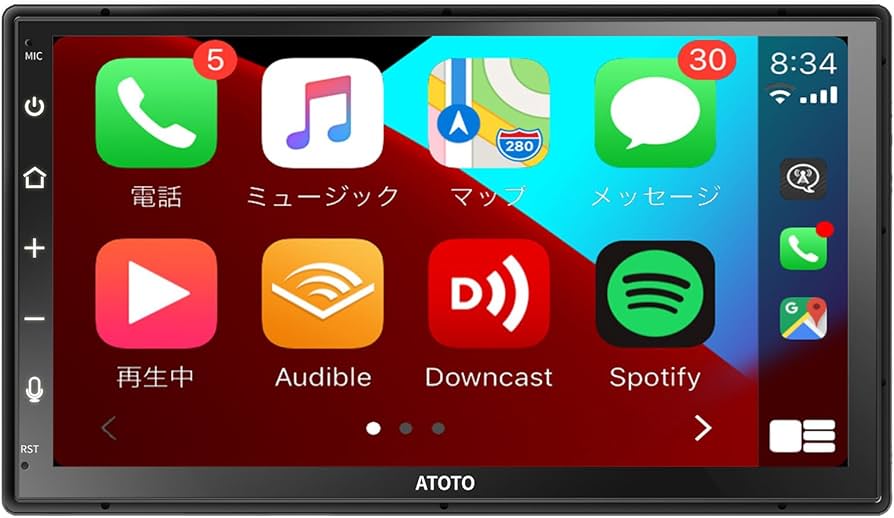 Amazon.co.jp: ATOTO F7 WE 7インチタッチパネルオーディオ一体型ナビ