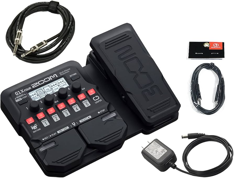 Amazon | ZOOM / G1X FOUR 完璧セット -純正ACアダプター、ギター用