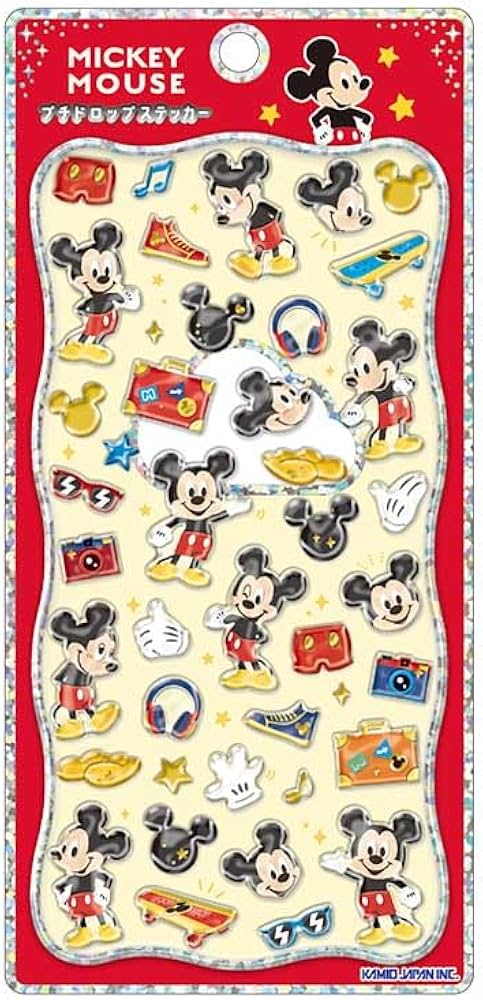 Amazon.co.jp: カミオジャパン ミッキー プチドロップステッカー