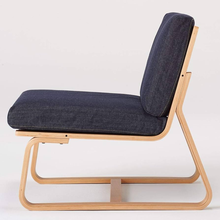 Amazon｜無印良品 綿デニムリビングでもダイニングでもつかえるソファ