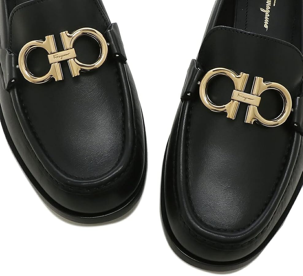 Amazon | [フェラガモ]ローファー ガンチーニ モカシン ブラック