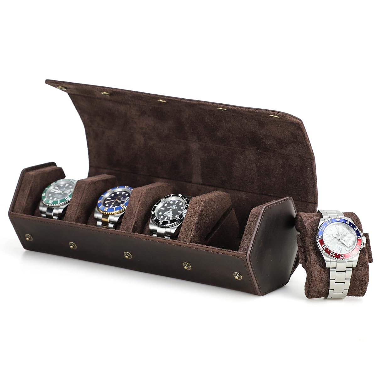 Amazon.co.jp: Contact's family 時計ケース 4本 腕時計 ケース 六角形