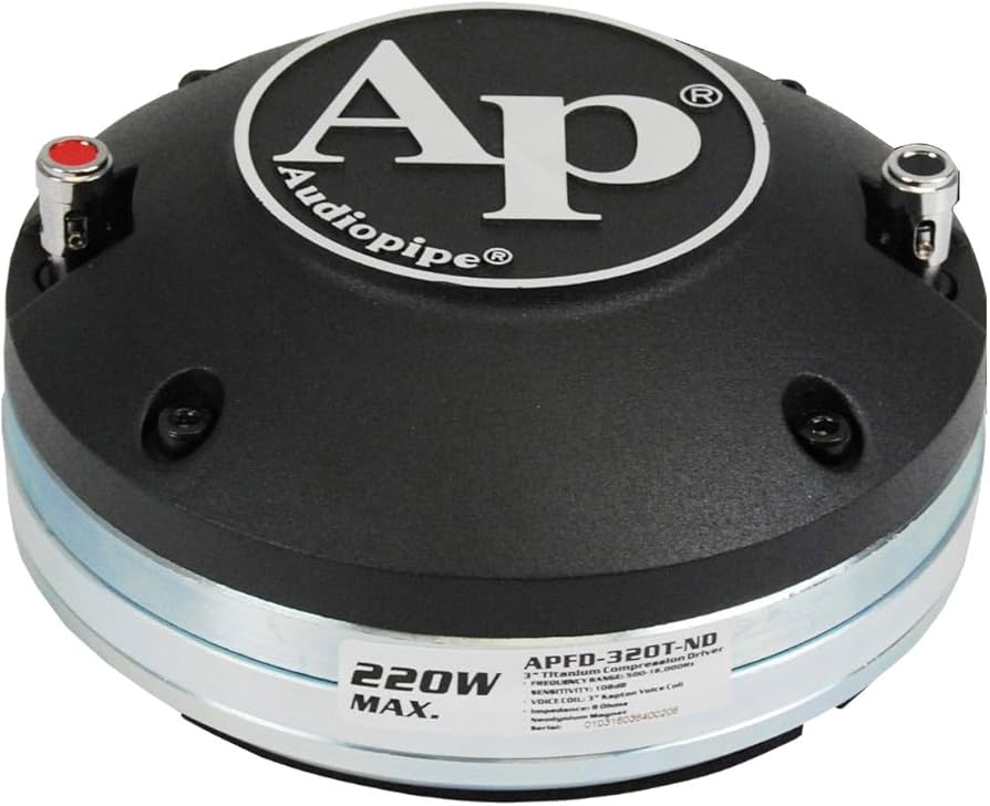Amazon.com: Audiopipe 250 Watts Titanium Compression Driver (APFD