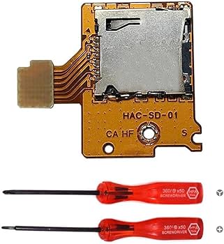 Amazon.com: lenboes Micro TF SD Card Slot Replacement Repair Part