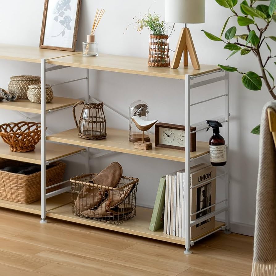 Amazon｜エア・リゾーム 棚 ラック リビング 収納 収納棚 おしゃれ