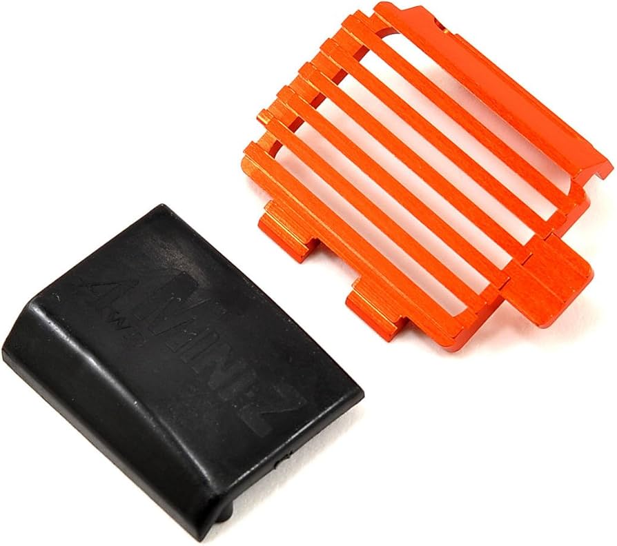 Amazon | 京商 アルミモーターカバー (ミニッツAWD/オレンジ) ラジコン