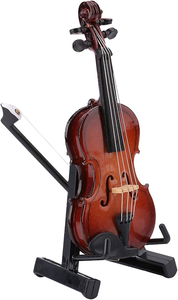 Amazon.co.jp: バイオリンモデル 木製手作りヴァイオリン模型 装飾楽器