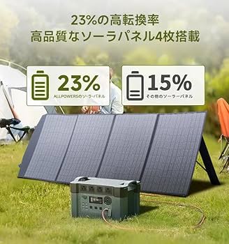 Amazon.co.jp: ALLPOWERS AP200 ソーラーパネル 200W 折りたたみ式