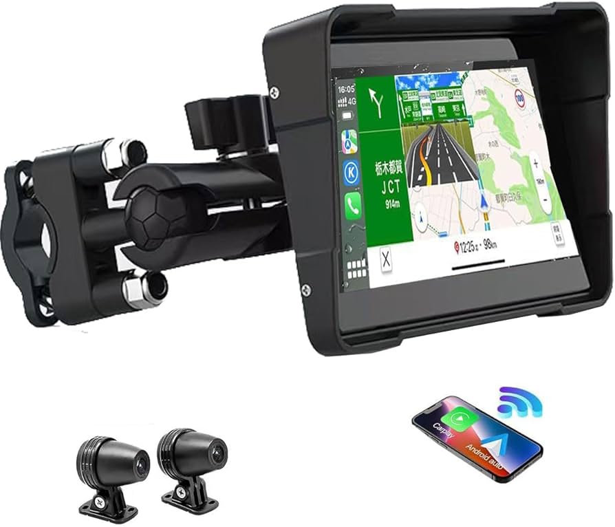 Amazon.co.jp: DOGBOOバイク ドライブレコーダー 5インチ Carplay