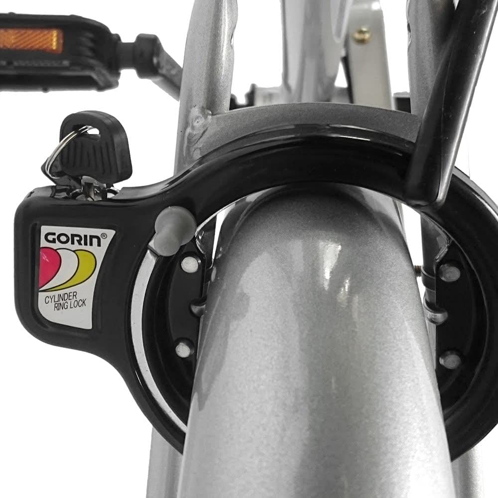 Amazon | シティサイクル シルバー 完全組立 自転車 27インチ ギアなし